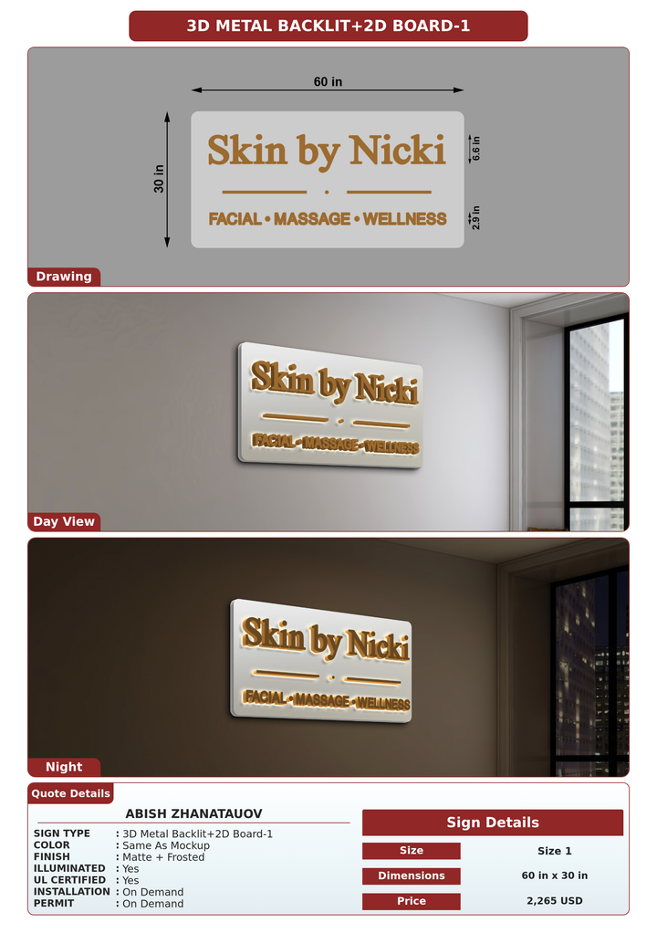 CUSTOM MOCKUP SIGN FOR Abish Zhanatauov