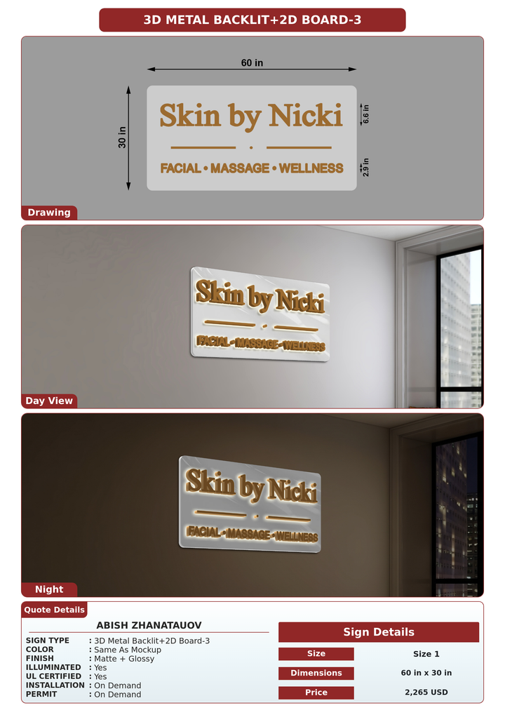 CUSTOM MOCKUP SIGN FOR Abish Zhanatauov