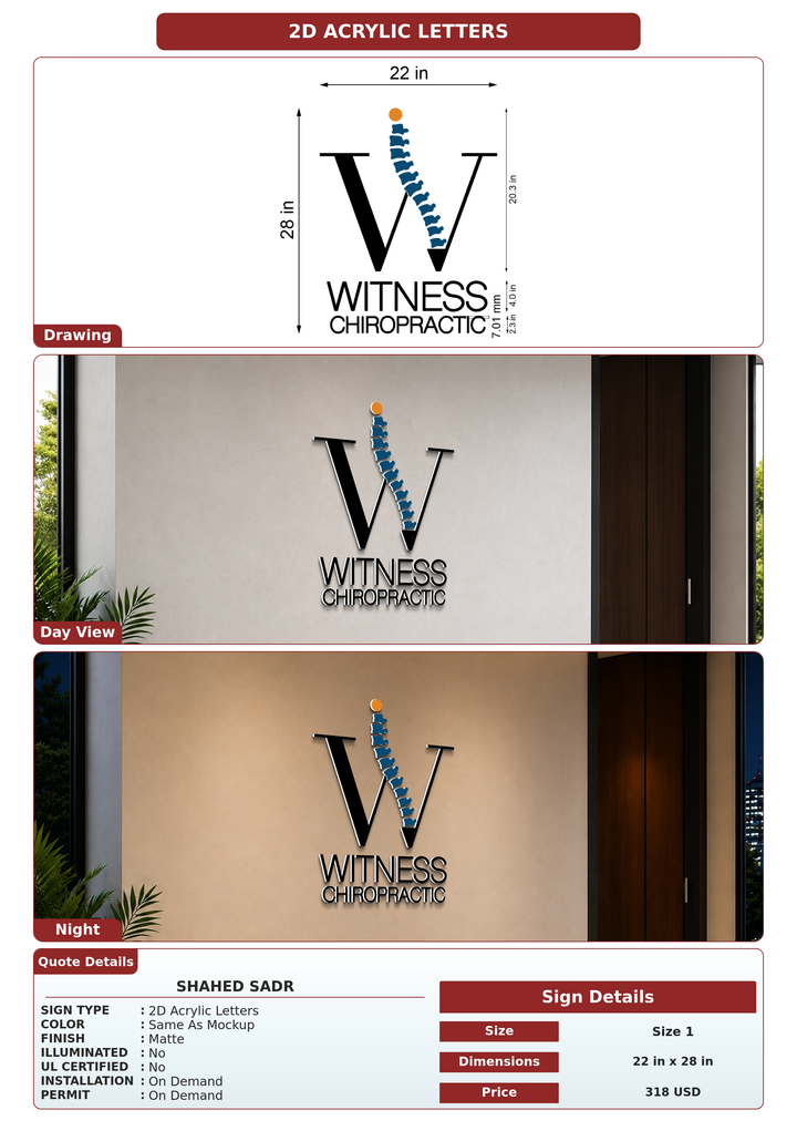 CUSTOM MOCKUP SIGN FOR Shahed sadr
