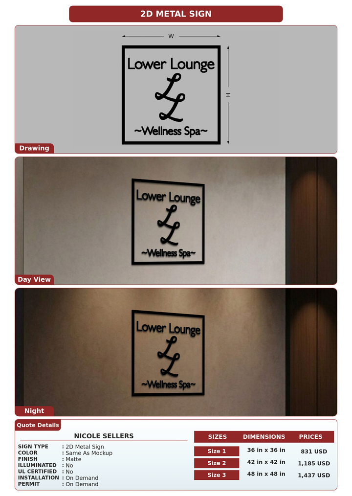 CUSTOM MOCKUP SIGN FOR Nicole Sellers