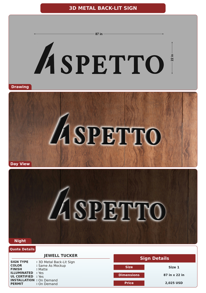 CUSTOM MOCKUP SIGN FOR Jewell Tucker