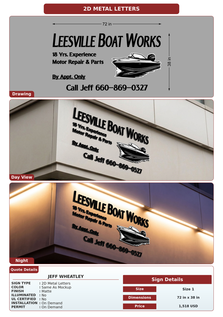 CUSTOM MOCKUP SIGN FOR Jeff Wheatley