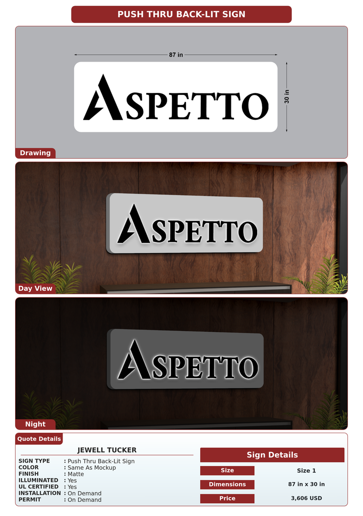 CUSTOM MOCKUP SIGN FOR Jewell Tucker