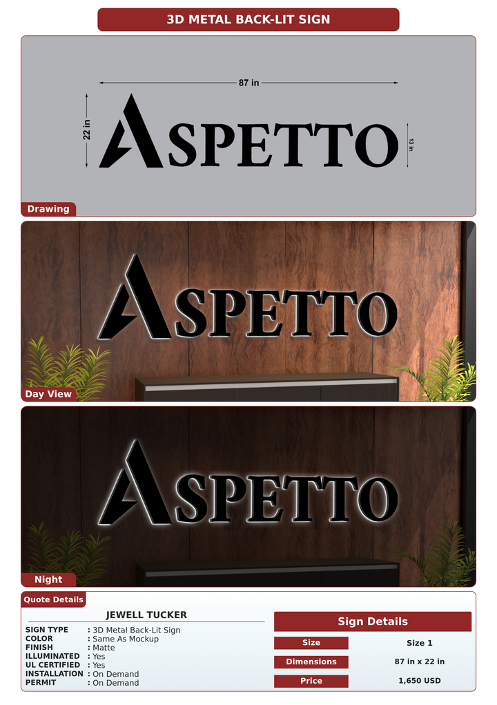 CUSTOM MOCKUP SIGN FOR Jewell Tucker