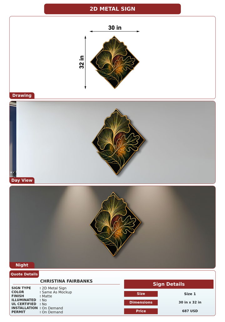 CUSTOM MOCKUP SIGN FOR Christina Fairbanks