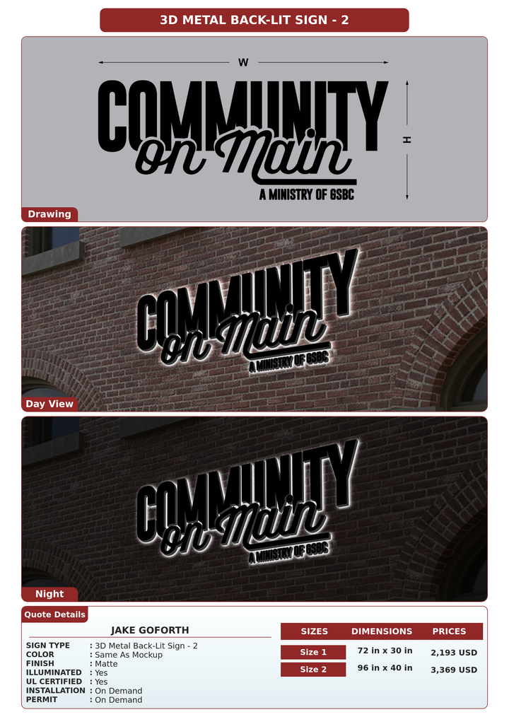CUSTOM MOCKUP SIGN FOR Jake Goforth