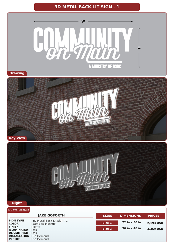 CUSTOM MOCKUP SIGN FOR Jake Goforth