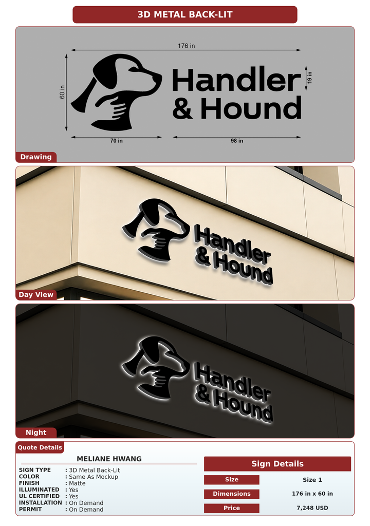 CUSTOM MOCKUP SIGN FOR Meliane Hwang