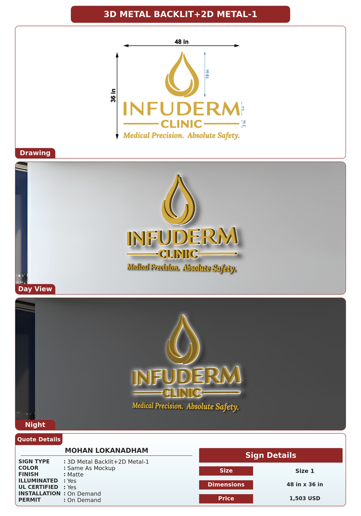 CUSTOM MOCKUP SIGN FOR Mohan Lokanadham
