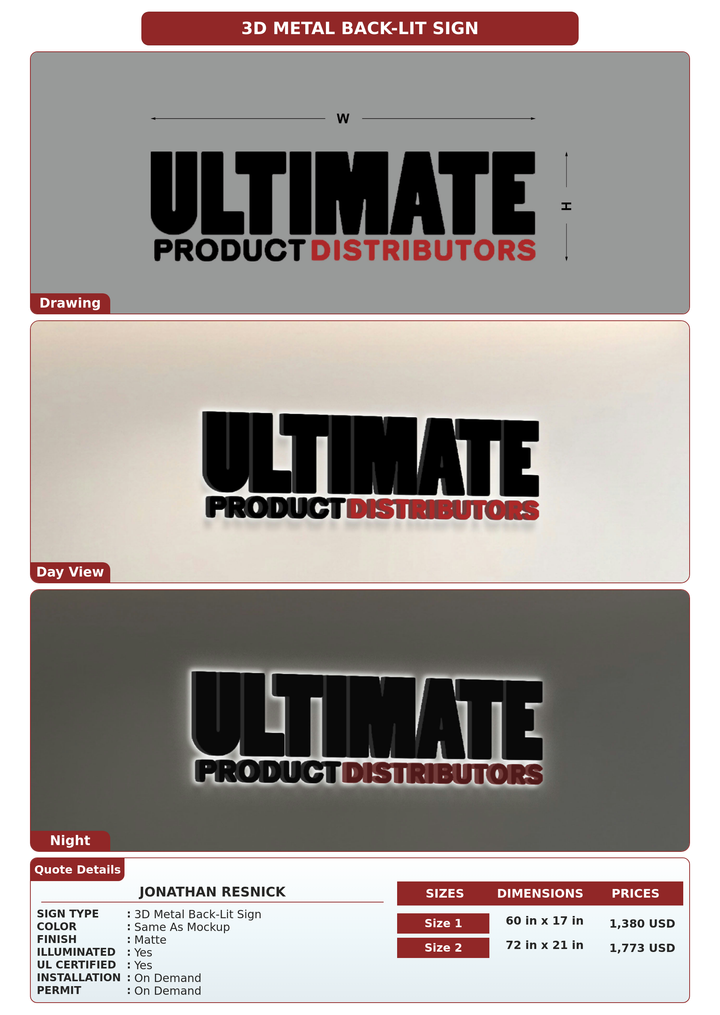 CUSTOM MOCKUP SIGN FOR Jonathan Resnick