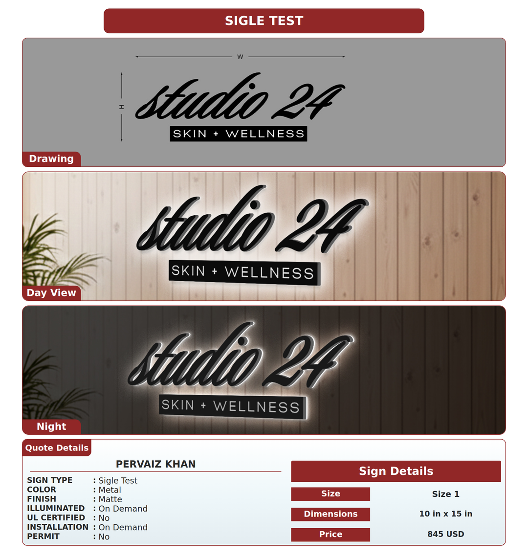 CUSTOM MOCKUP SIGN FOR Pervaiz Khan