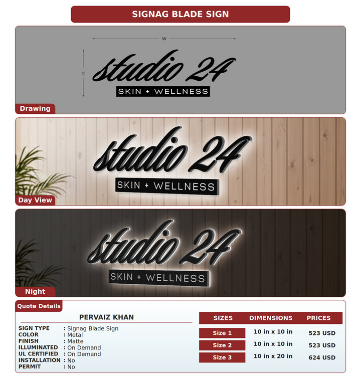 CUSTOM MOCKUP SIGN FOR Pervaiz Khan