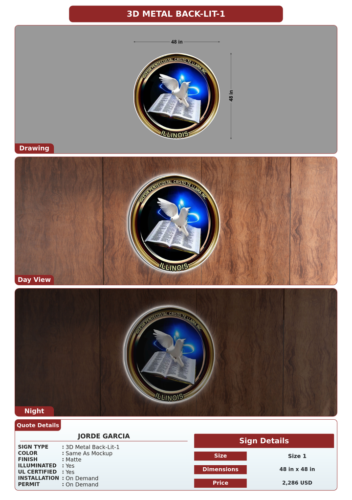 CUSTOM MOCKUP SIGN FOR Jorde Garcia