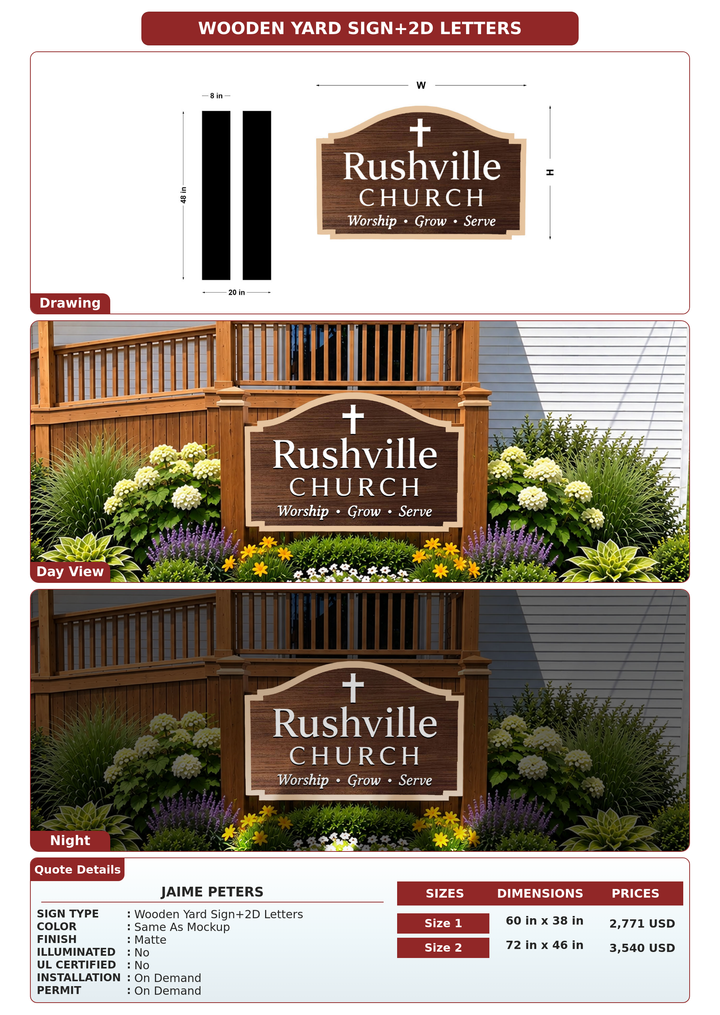 CUSTOM MOCKUP SIGN FOR Jaime Peters