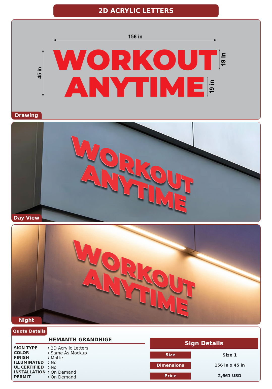 CUSTOM MOCKUP SIGN FOR Hemanth Grandhige