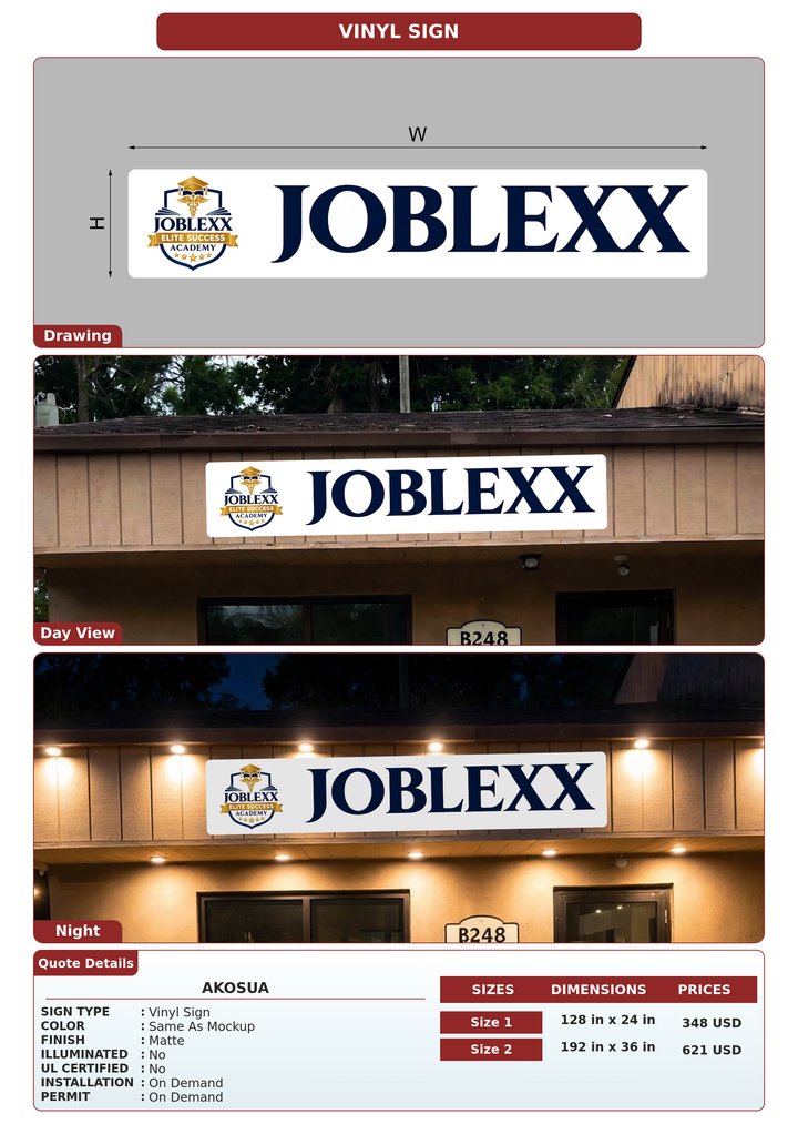 CUSTOM MOCKUP SIGN FOR Akosua