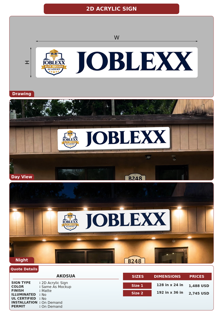CUSTOM MOCKUP SIGN FOR Akosua