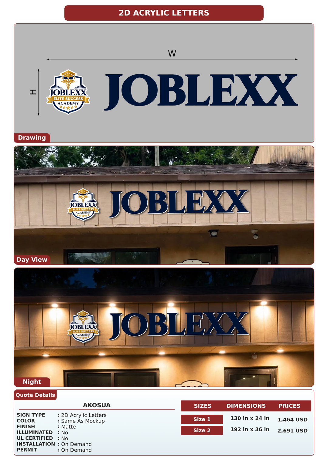 CUSTOM MOCKUP SIGN FOR Akosua