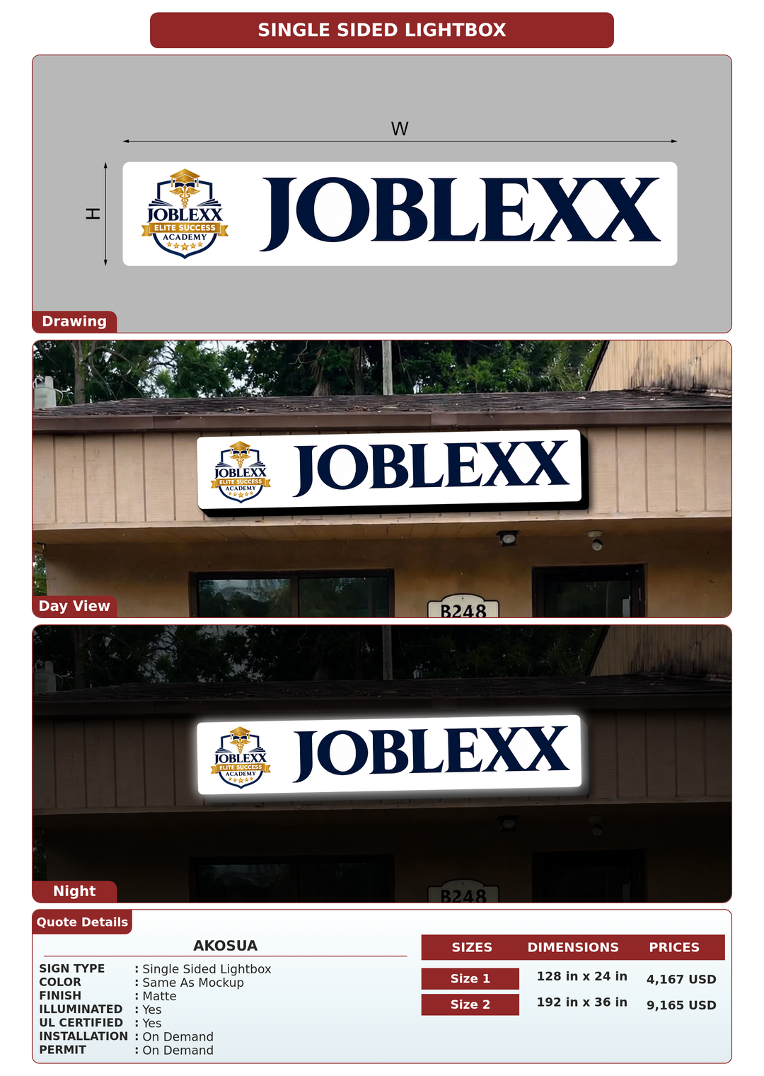 CUSTOM MOCKUP SIGN FOR Akosua