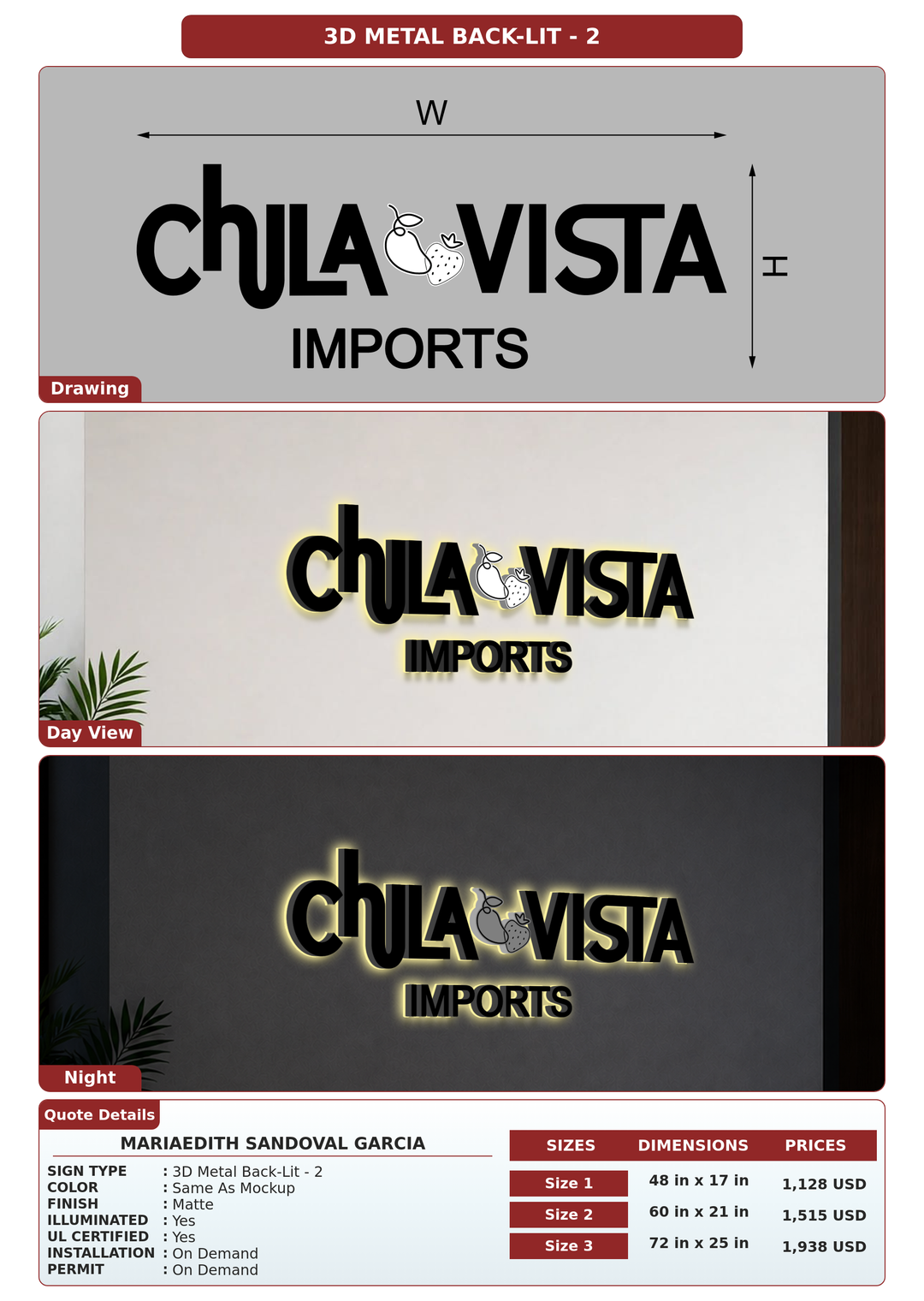 CUSTOM MOCKUP SIGN FOR MariaEdith Sandoval Garcia