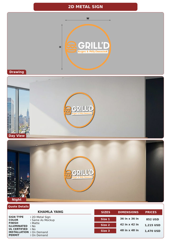 CUSTOM MOCKUP SIGN FOR Khamla Yang