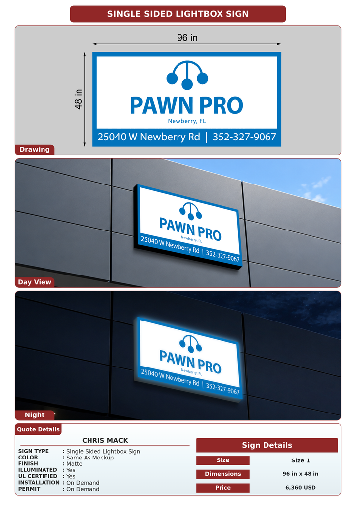 CUSTOM MOCKUP SIGN FOR Chris Mack